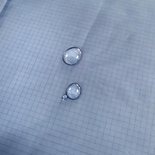 Blue 5mm Grid 98% Polyester ESD Antistatic Waterproof Fabric for Cleanroom