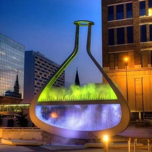 Buy cheap Large Outdoor Fountain Waterscape Bottle Decorative Metal Sculpture from wholesalers