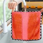 KILINE Microfiber Kitchen Dish Towel Dishcloth Rag Non-stick Thickened Wipe