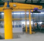 360 Degree Jib Cantilever Crane High Technique 10t With Wire Rope Electric