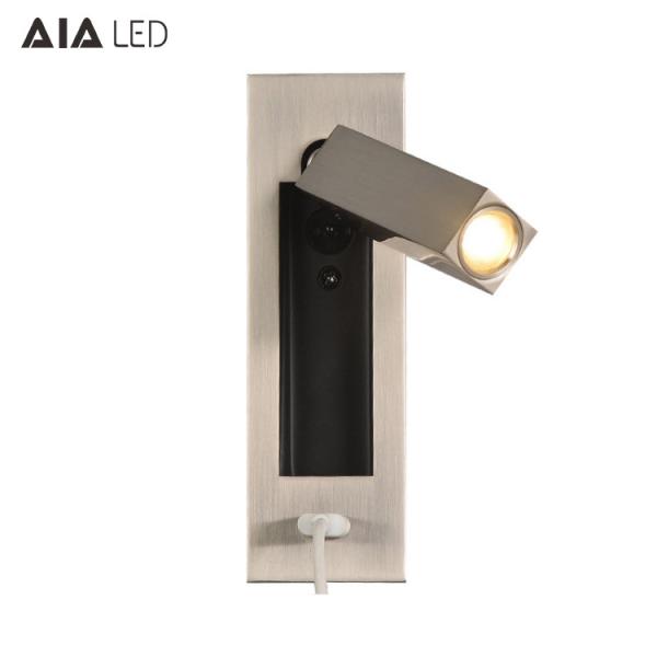 Buy cheap Modern led bed head reading light/wall reading light hotel/usb led reading lamp/reading light book from wholesalers