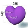 Buy cheap Customized PVC DIGITAL PRINT Valentines Decoration Giant Inflatable Red Heart Huge Inflatable Heart from wholesalers