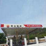 Economic Gas Station Canopy Light Fixtures Customized Single Slope