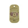 Buy cheap Zinc Alloy, Aluminum, Stainless Steel Metal Personalised Dog Tags With Synthetic Enamel, Gold Plating from wholesalers
