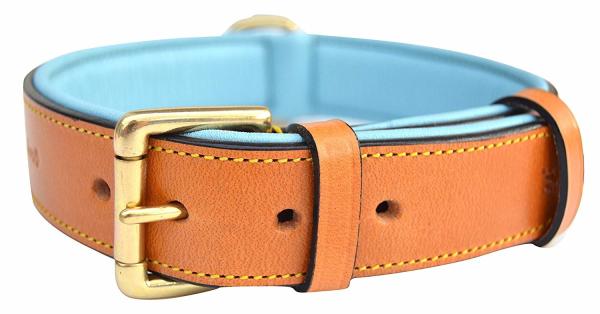 Buy cheap Luxury Handmade Leather Dog Collars Soft Comfortable from wholesalers