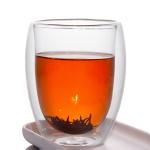 Borosilicate Double Wall Glass Cappuccino Milk Cups For Wedding