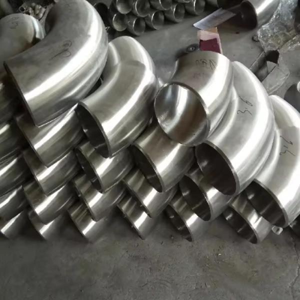 Buy cheap Ss304 Flexible 90 Degree Elbow Stainless Steel Pipe Fittings Round Section Custom Size from wholesalers