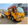 Buy cheap ISUZU NPR KV100 115hp Engine 2 Ton Crane Truck / Truck Mounted Hydraulic Crane from wholesalers