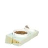 Buy cheap Ceramic Double Pet Feeder Bowls Prevent Knock Protect Cervical Vertebra from wholesalers