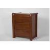 Buy cheap Modern Small Bedside Table Solid Wood , 3 Drawer Bedside Table 19.7 KG Rubber Wood from wholesalers