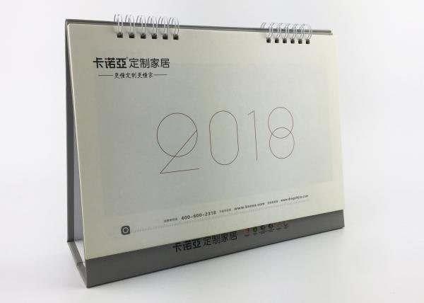 Buy cheap Art Paper Pretty Desk Calendar , Small Business Standing Desk Calendars For Ads from wholesalers