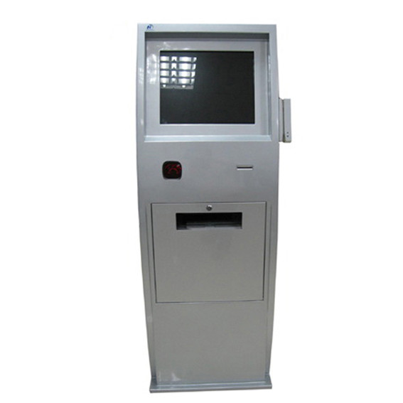 Buy cheap RJ11 300nits 19 Inch Interactive Touch Kiosk With Card Reader from wholesalers