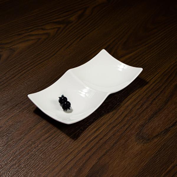 Buy cheap Fashion New Tableware Accessories Double Checked Taste Plate from wholesalers