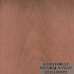 Decoration Natural Cherry Veneer Quarter Cut Smoked Color Popular