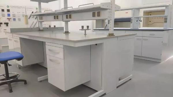 Buy cheap University Laboratory Island Bench Wood Wall Bench Laboratory Work Table from wholesalers