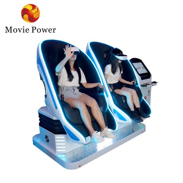 Buy cheap Theme Park 9D VR Egg Chair Simulator VR Shark Motion Cinema 2 Seats from wholesalers