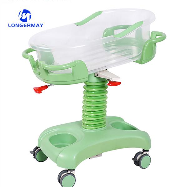 Buy cheap Hydraulic Multifunction Adjustable Newborn Medical Bed ICU Children Pediatric Bed ABS Plastic Baby Hospital Crib from wholesalers