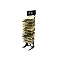 Buy cheap Wood And Metal Display Fixtures Ceramic Tile Display Stand Lightweight product
