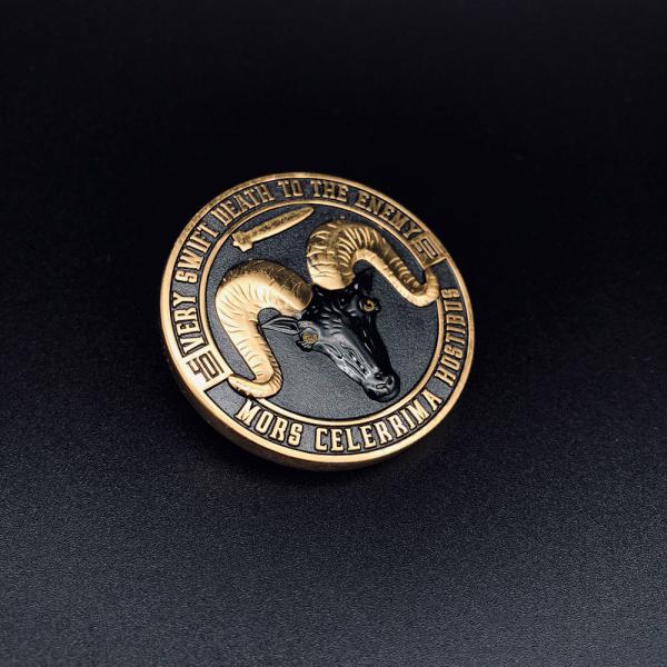 Buy cheap 42mm 45mm 50mm Plated Color Challenge Coins Double Sided 3D Gold Custom Souvenir Coins from wholesalers