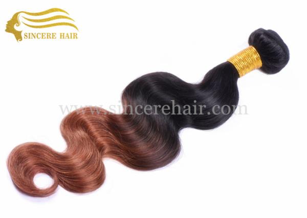 Buy cheap New Fashion Hair Products, 50CM Body Wave Ombre Human Hair Weft Extension for Sale from wholesalers