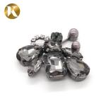 Bee Shaped Popular Rhinestone Shoe Buckle Nickel / Black / Gold Color