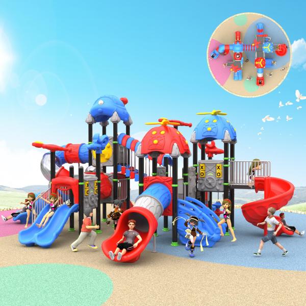 Buy cheap Game Structure Colorful Preschool Play Playground Equipment Outdoor Amusement Park from wholesalers
