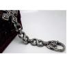 Buy cheap Men's Vintage Silver Plated 316l Titanium Stainless Steel Chain Cross Bracelet (JCE147) from wholesalers