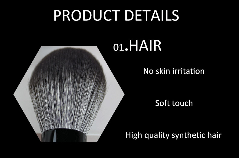 Professinal Makeup Brush Set For full face makeup setting black color