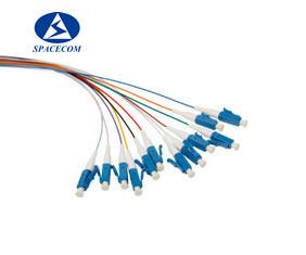 China UPC APC Optical Fiber Pigtail , SPACECOM LC Pigtail Single Mode on sale