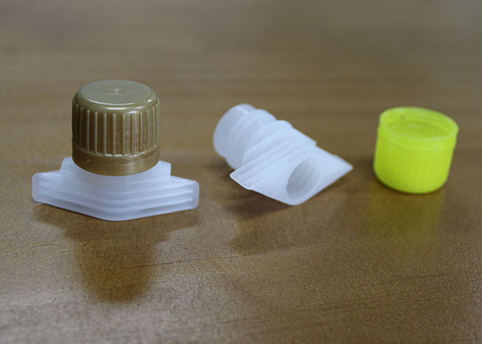 18mm Outer Dia Plastic Spout Caps For Laundry Detergent Pouch Packaging