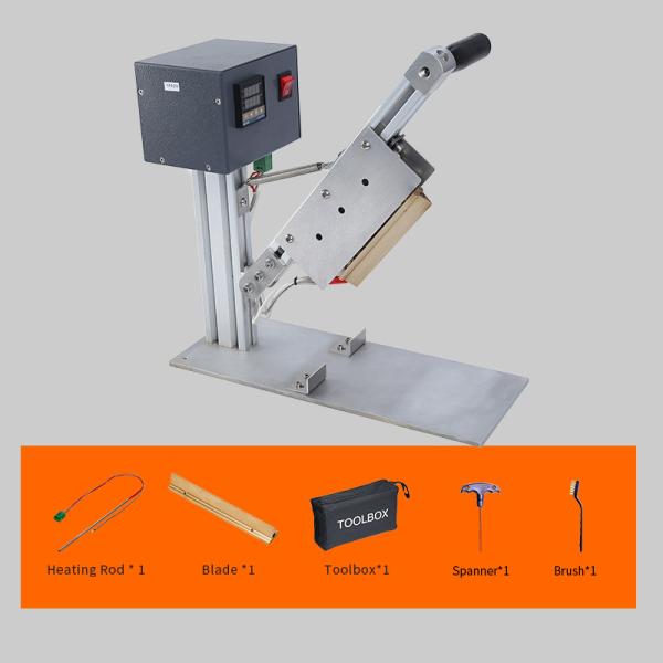 Buy cheap Cord Fabric Heat Cutter Guillotine Type 300W 150mm from wholesalers