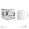 Buy cheap White Stoneware Ceramic Sublimation Mug 11OZ Orca Coating Custom Logo from wholesalers
