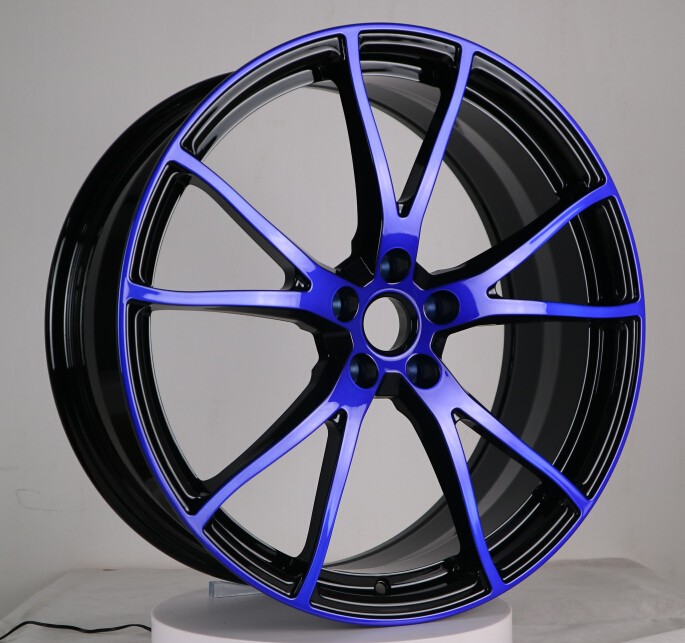 17-22 inch pepsi color 1 piece forged alloy car wheel rim for customized