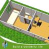 Buy cheap steel frame folding prefab container home from wholesalers