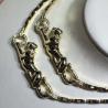 Buy cheap 18K Yellow Gold High End Custom Jewelry Panther Necklace With Diamonds / Lacquer from wholesalers