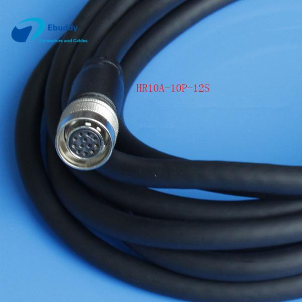 Hirose 12 Pin Flying Camera Connection Cable For CCD Camera Power Supply HR10A