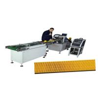 Buy cheap 5-65m/Min Air Filter Making Machine , 50HZ Rotary Pleating Machine product