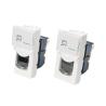 Buy cheap Exact Cables Rj45 Cat6 45*22.5 French Type UTP Single Keystone Jack for Different Colors from wholesalers