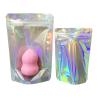 Buy cheap custom hot stamp print foil child proof holographic mylar bag smell proof for cosmetics from wholesalers