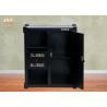 Buy cheap Antique Storage Cabinets Decorative Wooden Cabinet MDF Floor Rack Furniture Black Color from wholesalers