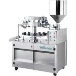 Leakproof Balm Cosmetic Liquid Filling Machine 0.6-0.8Mpa Practical