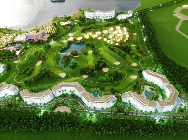 Buy cheap Exhibition Use Commercial Building Model Large Scale Villa Resort Style from wholesalers