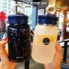 Buy cheap 15oz Adults Matte Unbreakable Glass Water Bottle 460ml Customized Logo from wholesalers
