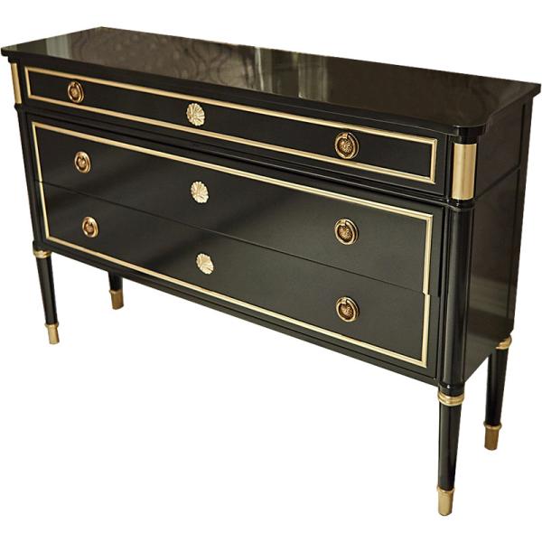 Buy cheap 2018 new design luxurt ebony wood with gold accent 6 drawer dresser for hotel bedroom furniture,hospitality casegoods from wholesalers