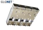 Multi Port SFP Cage Connector Mates QSFP Cage One Piece Copper Alloy