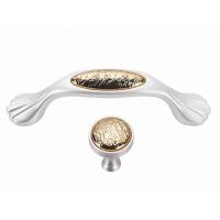 Buy cheap Acrylic Stones Dresser Pulls Crystal Wardrobe Door Knobs Elegant Pearl White product