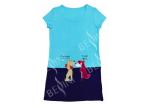 Super Soft Ladies Viscose Pyjamas Short Sleeve Night Dress Dog Embroiderry