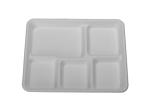 25g Oilproof Lunch Cafeteria Biodegradable Food Trays