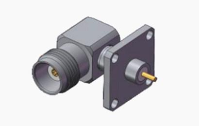 Buy cheap TNC Female Right Angle 4-Hole Flange RF Connector for Secure Mounting from wholesalers