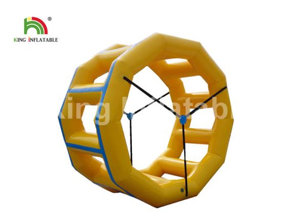 Buy cheap PVC Airtight Yellow 3m Dia Inflatable Water Roller / Customized Toy For Water Park from wholesalers